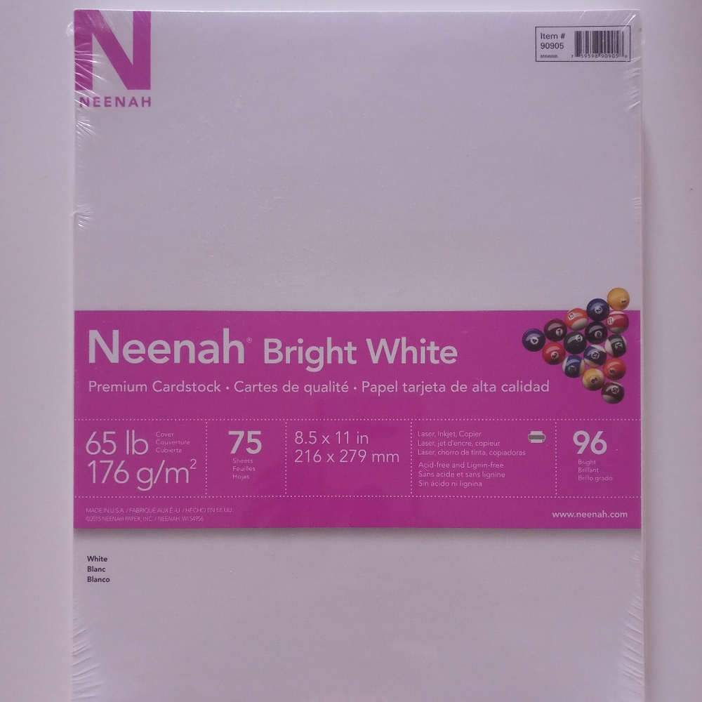 Neenah cardstock